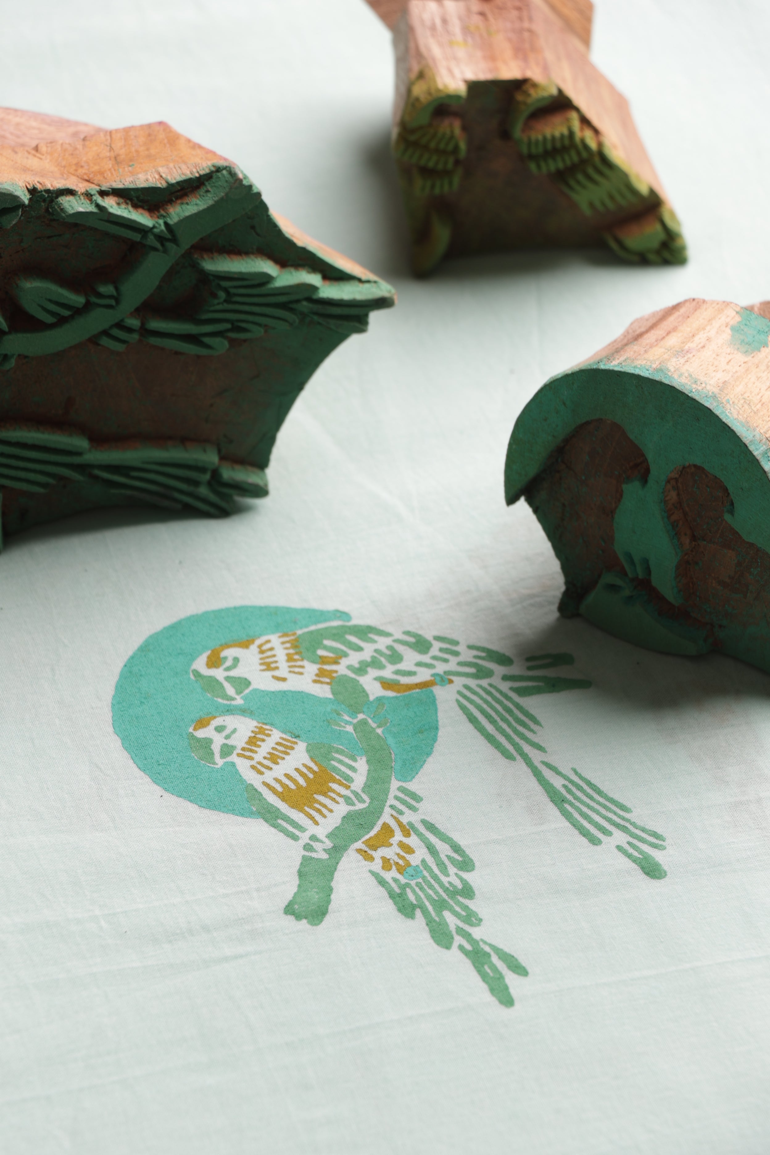 Hand Block Printed Mul Cotton Saree